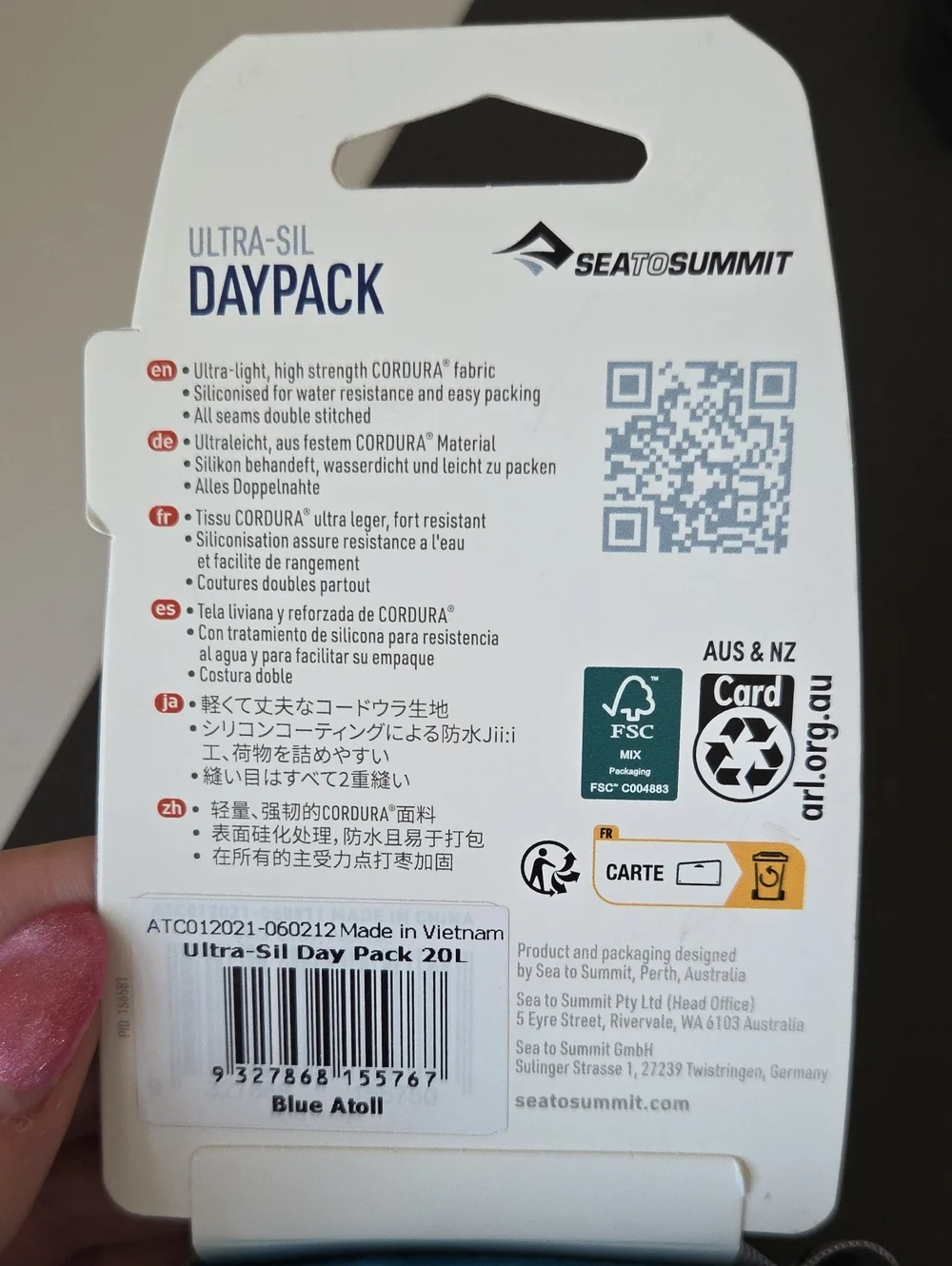 Sea to Summit | Ultra-Sil Travel Day Pack